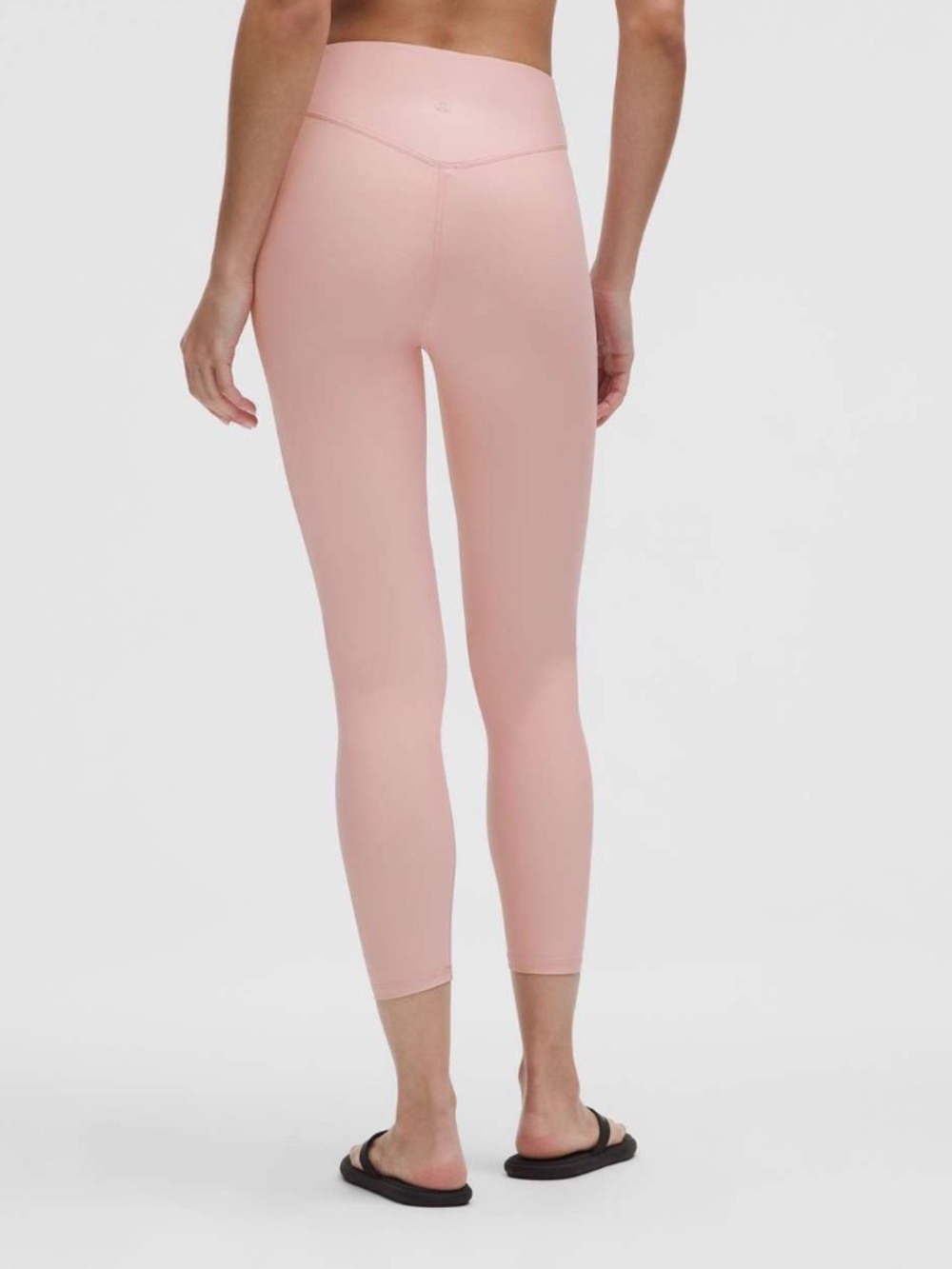 EUC Lululemon Wunder Under Senseknit High-Rise Tight 25" - Pink Haze. Size 8